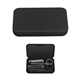 aerial view a black 5- piece manicure set, image 1 of 3