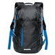 aerial view a black/azure blue stormtech(r) whistler backpack, image 1 of 3