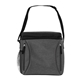 aerial view a black with gray haute heathered 16- can cooler, image 1 of 4