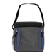 aerial view a royal blue with gray haute heathered 16- can cooler, image 1 of 4