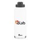 aerial view a matte white 40 oz bubba trailblazer straw - powder - matte white, image 1 of 10
