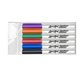 aerial view a group of fine point dry erase marker 6 pack - usa made, image 1 of 2
