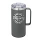 aerial view a dark gray 24oz urban peak(r) alpine vacuum mug, image 1 of 2