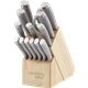 aerial view a group of hampton forge(r) epicure 15 piece cutlery block set, image 2 of 4
