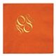 a group of deep - tone colored 2- ply beverage napkins