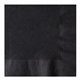 aerial view a black deep - tone colored 2- ply beverage napkins, image 1 of 2
