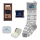 aerial view a group of chocolate stocking set, image 1 of 2