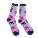 a custom high detail jacquard knit socks