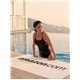 a group of basic weight white beach towel