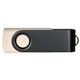 aerial view a black iclick eco usb flash drive, image 1 of 4