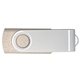 aerial view a white iclick eco usb flash drive, image 1 of 2