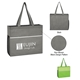a group of wave design non - woven tote bag