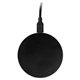 aerial view a black idisc 5w wireless charger, image 1 of 5