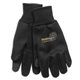 aerial view a black touchscreen compatible tech gloves, image 1 of 2