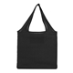 a black foldable cotton tote bag