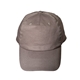 aerial view a gray cotton twill economy cap, image 1 of 2