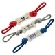 a group of bone pull n tug dog toy