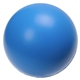 aerial view a sky blue colorful stress balls, image 1 of 2