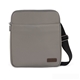 aerial view a grey bugatti contrast collection crossbody bag, image 1 of 6