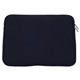 aerial view a dark blue chalet neoprene sleeve for 14 laptops, image 1 of 2