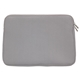 aerial view a gray chalet neoprene sleeve for 14 laptops, image 1 of 2