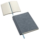 aerial view a blue dossier soft cover journal, image 1 of 2
