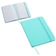 aerial view a light blue spectrum hard cover journal, image 1 of 2