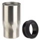 aerial view a silver vortex 4- in -1 stainless steel can cooler, image 1 of 3