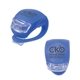 a blue led silicone bike light