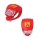 a red led silicone bike light