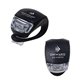 a black led silicone bike light