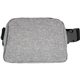 aerial view a gray recycled fanny pack, image 1 of 2