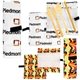 a white full color wrapped up bamboo set