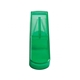 aerial view a translucent green pill cutter and case, image 1 of 2