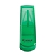 aerial view a translucent green pill cutter and case, image 1 of 2