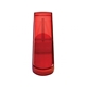 aerial view a translucent red pill cutter and case, image 1 of 2