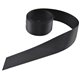 a black 100 yard roll - polyester ribbon 7/8