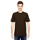 aerial view a chocolate brown dickies unisex short - sleeve heavyweight t - shirt - all, image 1 of 3