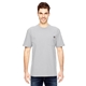 aerial view a white dickies unisex short - sleeve heavyweight t - shirt - all, image 1 of 3