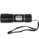 aerial view a black-grey minizoom tactical flashlight, image 1 of 3