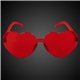 aerial view a red red heart sunglasses, image 1 of 5