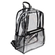 aerial view a clear diamond clear tpu backpack, image 1 of 4