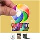 a group of customcut(tm) clear full color custom shape decals 2 to 9 sq. inch