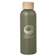aerial view a olive econscious grove 17oz vacuum insulated bottle, image 1 of 4