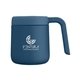 aerial view a midnight blue workspace 12oz vacuum insulated mug, image 1 of 5