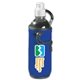 aerial view a blue bottle and tall can cooler - full color, image 1 of 3