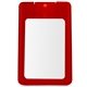 aerial view a red 20 ml hand sanitizer spray, image 1 of 3