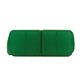 a translucent green promotional custom plastic bandage dispenser with pill case