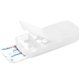 a translucent clear promotional custom plastic bandage dispenser with pill case