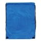 aerial view a blue drawstring with reinforced corners, image 1 of 2